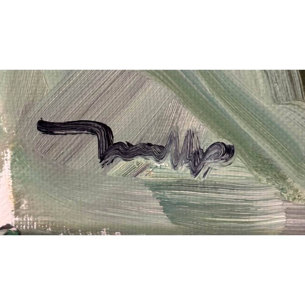 Jose Trujillo Endless Slumber Original Oil Painting 10x10 Portrait COA 2020 - Picture 3 of 7